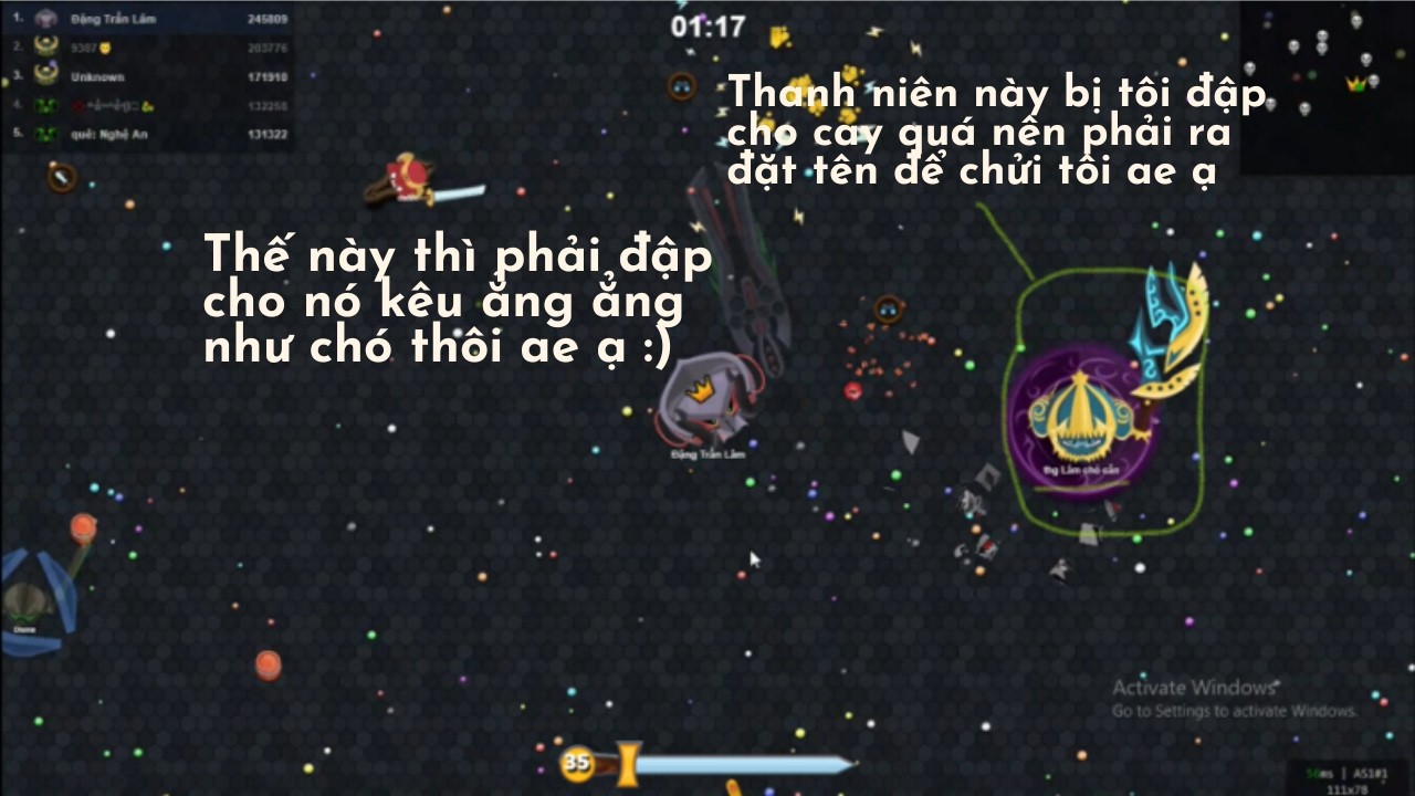 EvoWars.io🕹Đang chơi game chill chill thì bị một thanh niên chửi ae ạ và cái kết cười ra nước mắt!🤣
