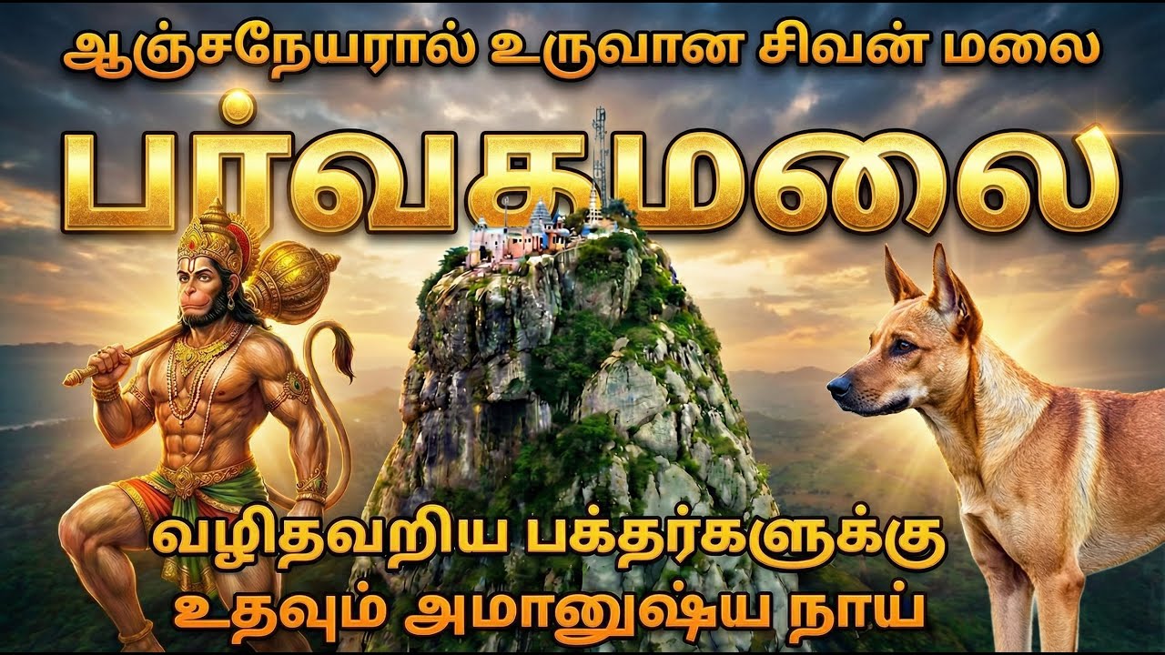 ஆஞ்சநேயரால் உருவான சிவன் மலை | இரவில் வலம் வரும் சித்தர்கள் | பர்வதமலை | paruvatha malai | #tamil