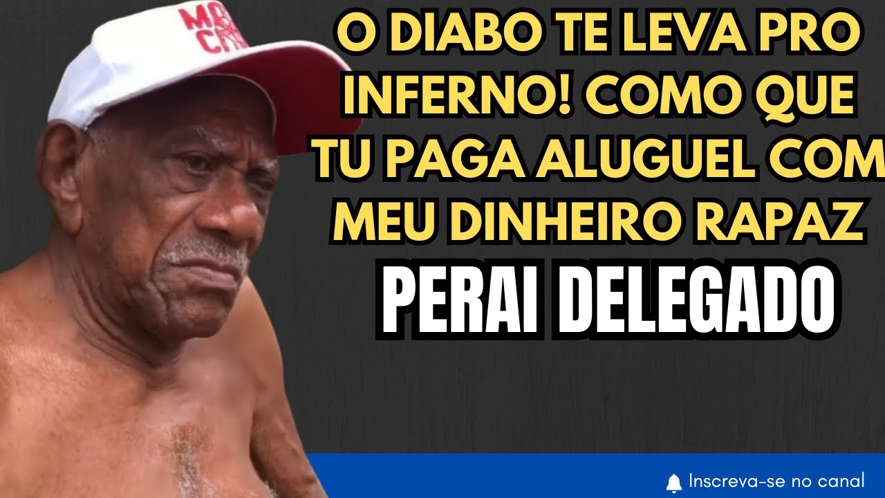 DELEGADO ficou bravo que RENAN pagou o ALUGUEL