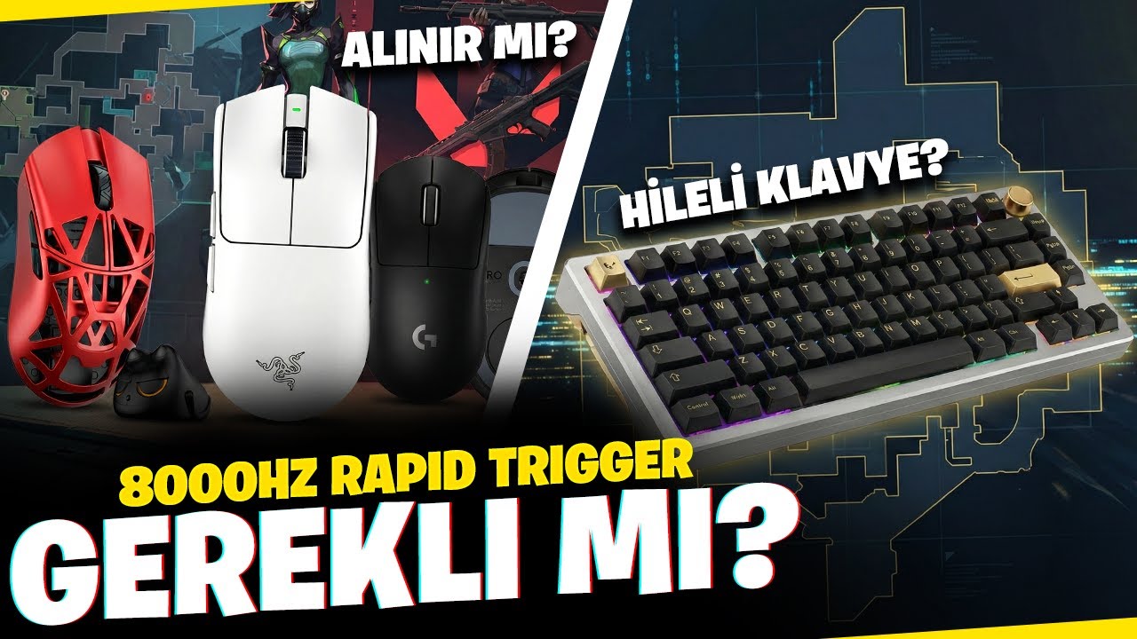 VALORANT İÇİN 8000 HZ ŞART MI? // Tavsiye Klavye ve Fare Önerisi!