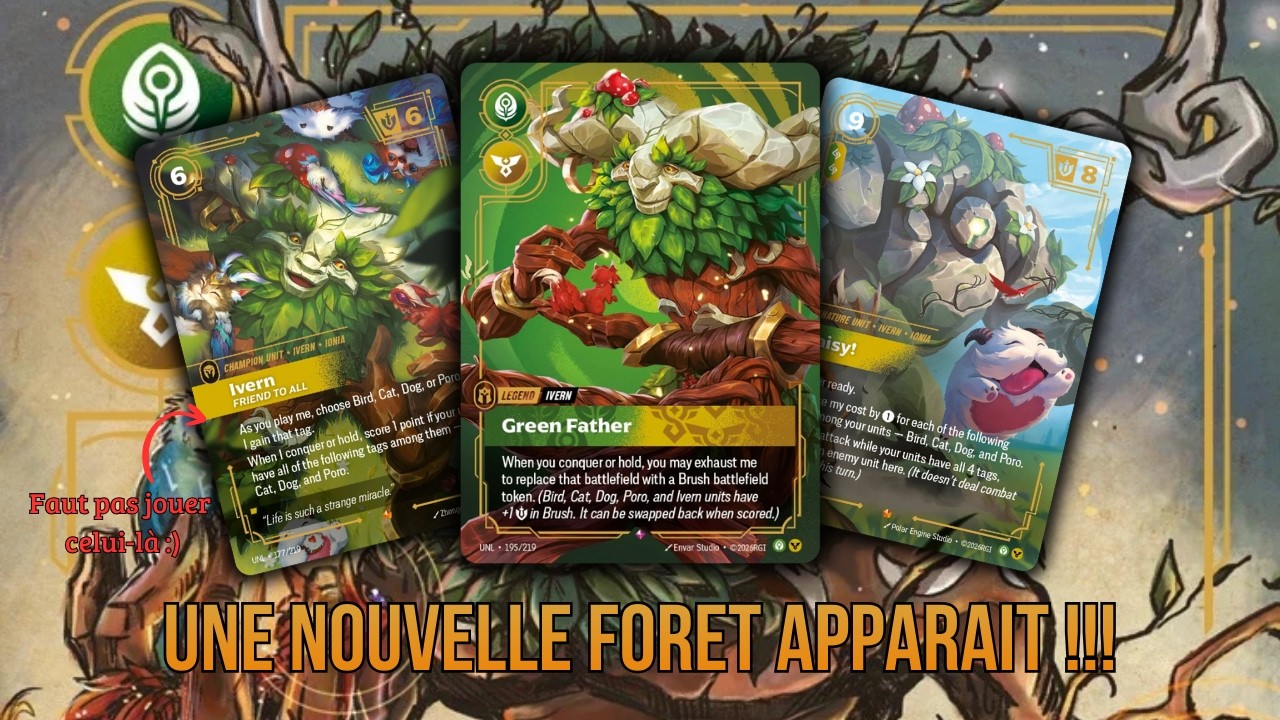 🟡​🟢 VIVE LA NATURE !!!!! (GUIDE & GAMEPLAY IVERN - FR - RIFTBOUND)