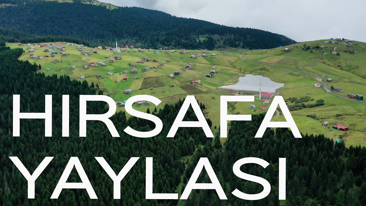 HIRSAFA YAYLASI / D&Uuml;ZK&Ouml;Y / TRABZON / KARADENİZ / DRONE