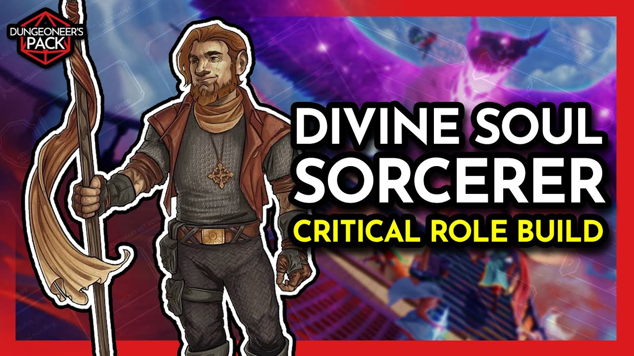 Matt Mercer's Dwarf Divine Soul Sorcerer Character Build from Exandria Unlimited!