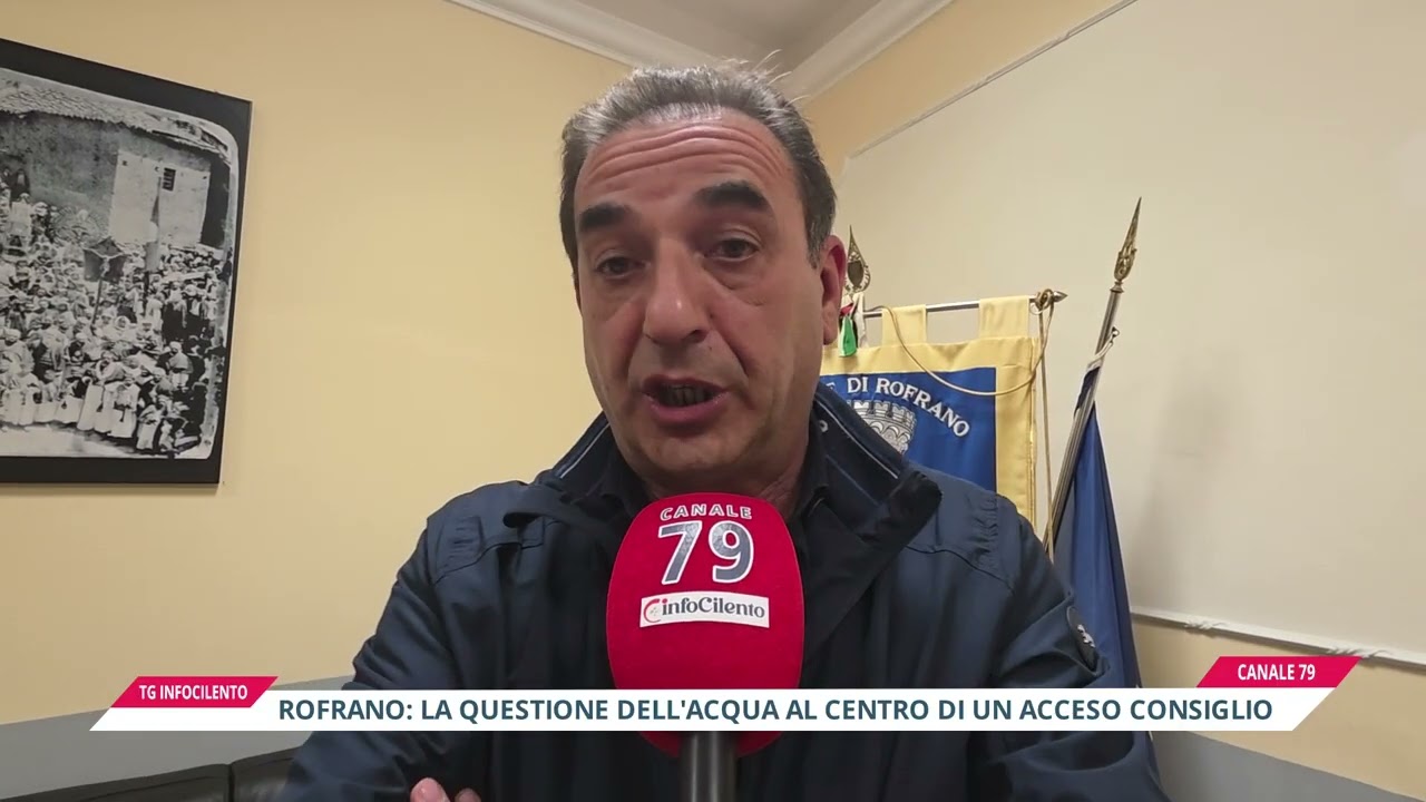 Rofrano: la questione dell'acqua al centro di un acceso consiglio comunale