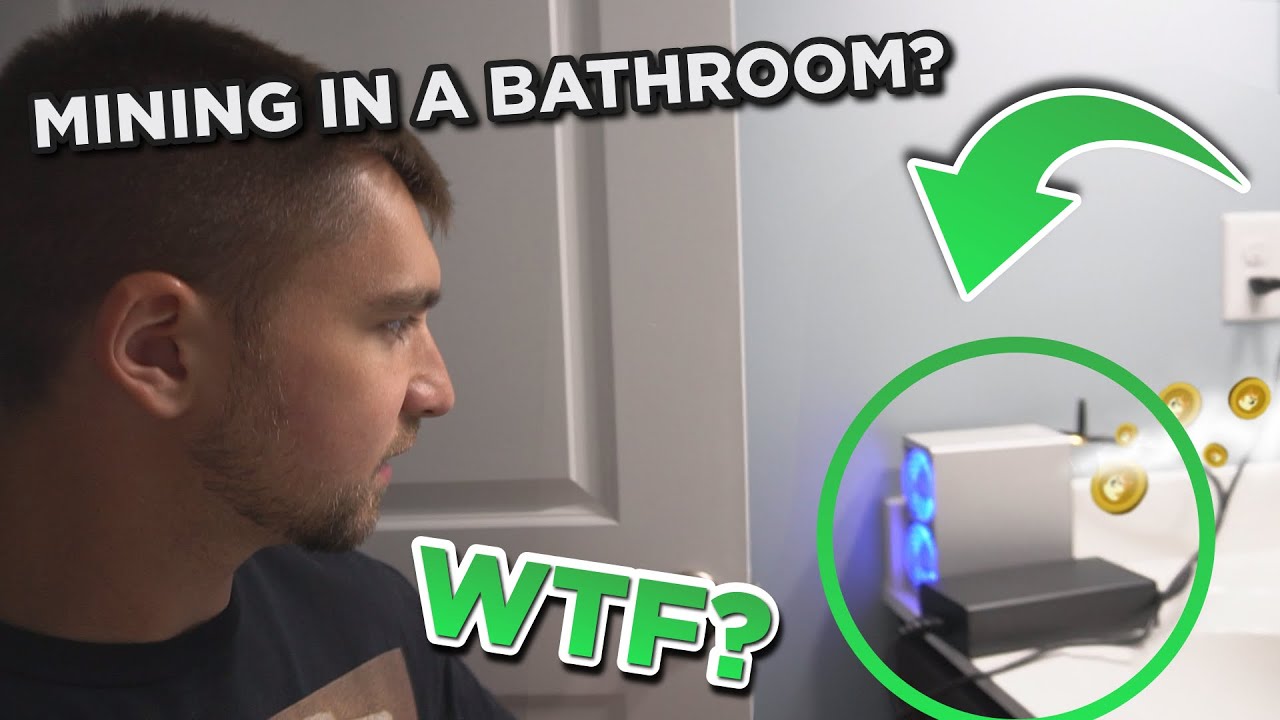 Mining Dogecoins in my Bathroom