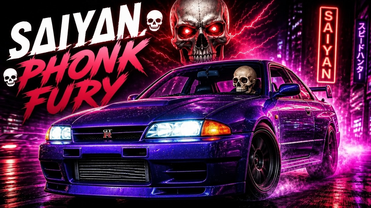 SΔIYΔN 💀 Phonk Fury | Agressive Phonk Fusion Visualizer 💀 #SΔIYΔN #aura #darkphonk