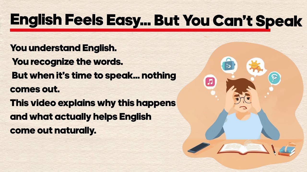Why English Feels Easy but Never Comes Out | Explained Simply