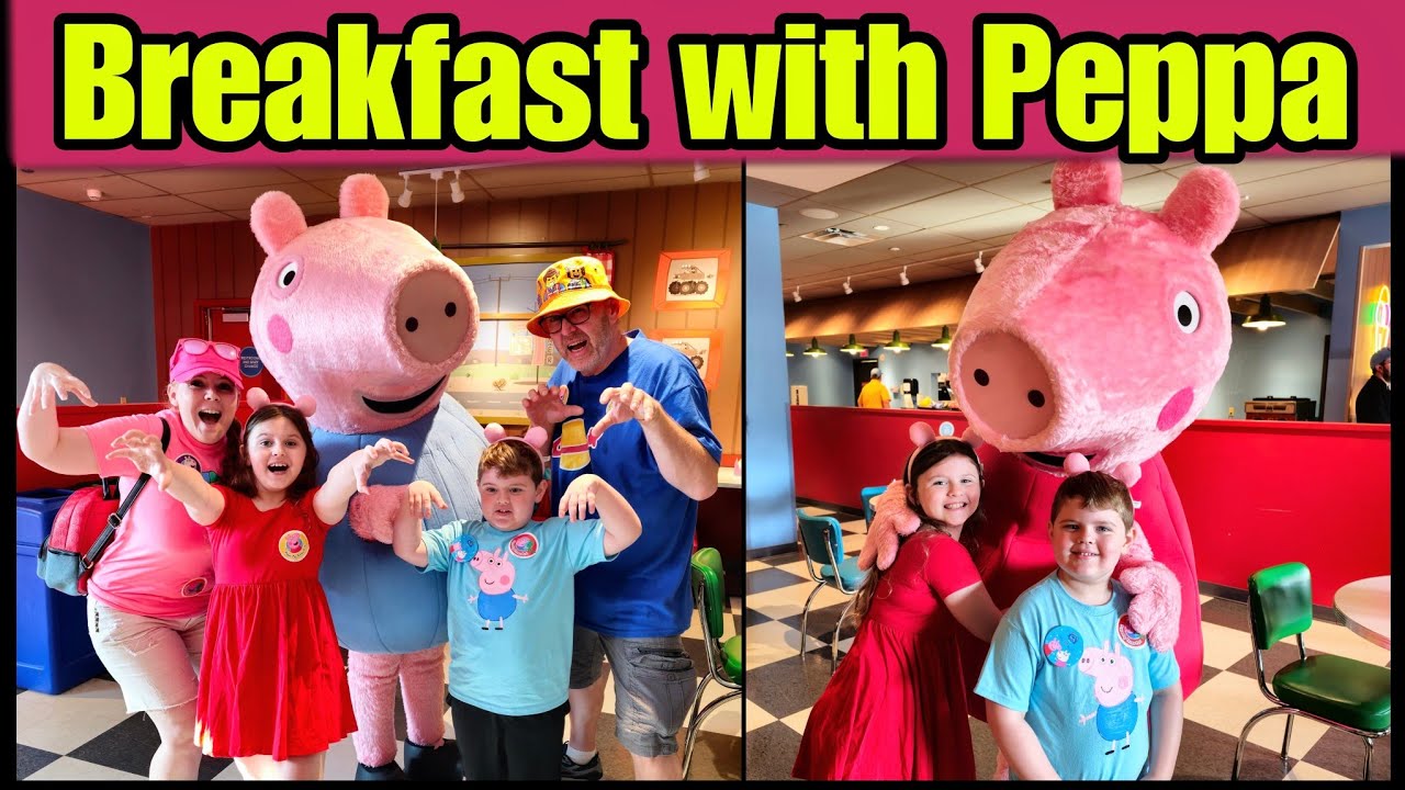 Breakfast with Peppa | New Character Meal at Peppa Pig Theme Park