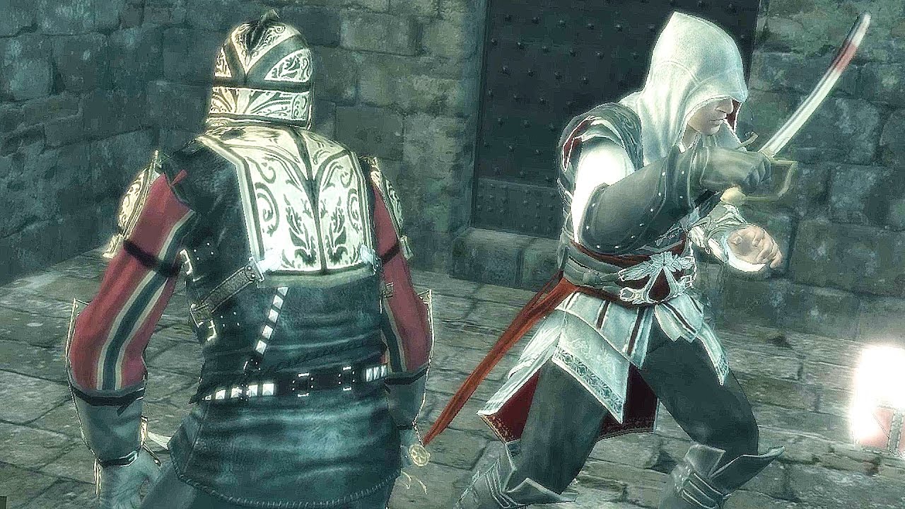 Assassin's Creed 2: Бой на мечах капитана Эцио и двойное убийство