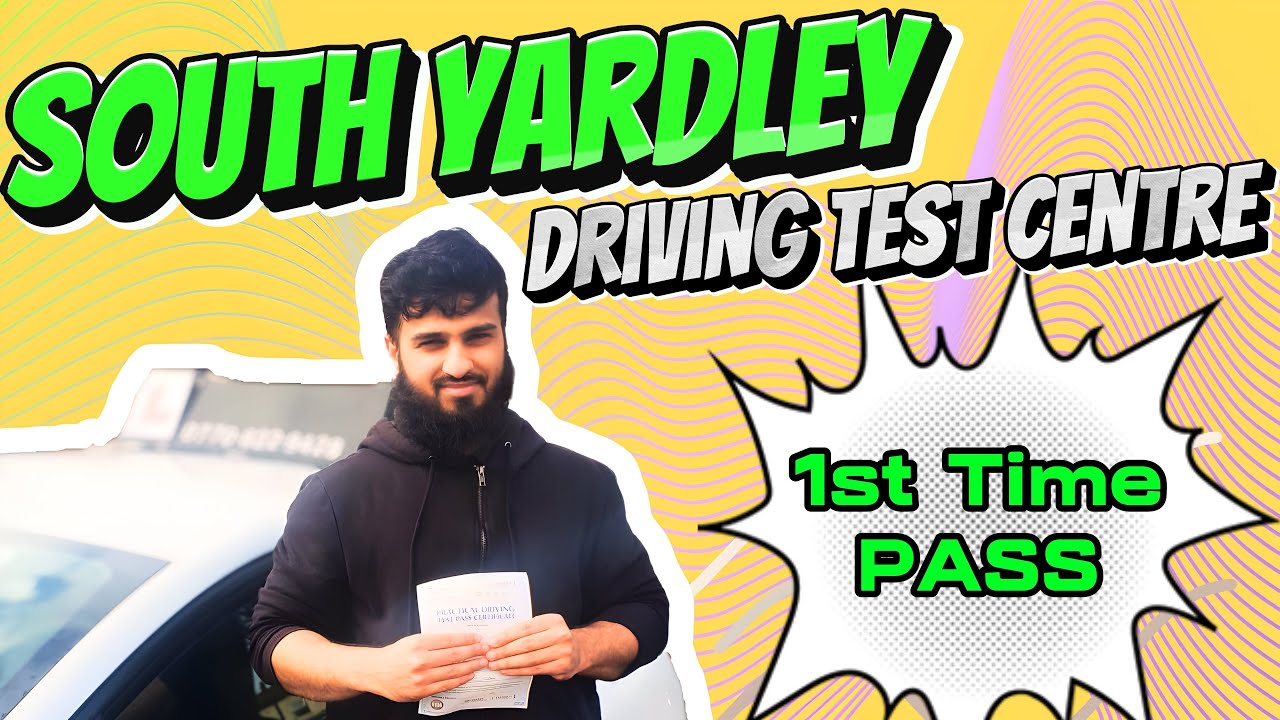 SOUTH YARDLEY TEST CENTRE ROUTE(#1)  WITH ROAD NAMES