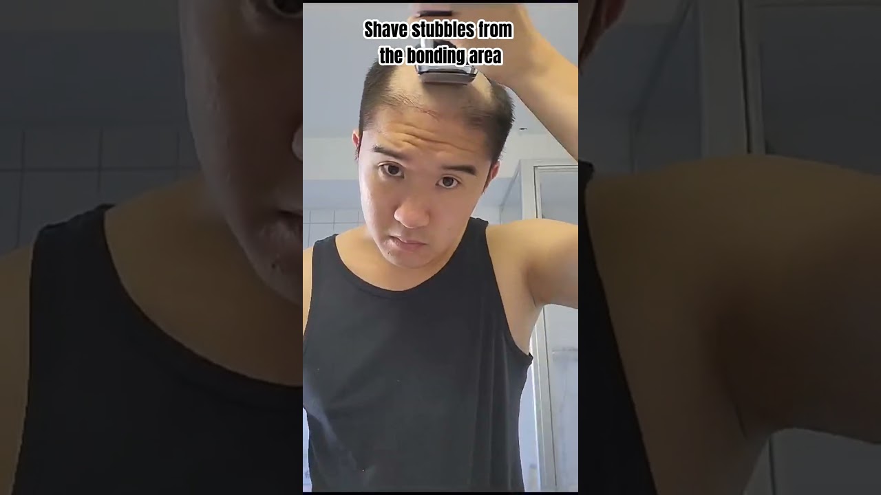 My Hair System Removal and Cleaning Routine #lordhair #hair #hairsystem #shorts