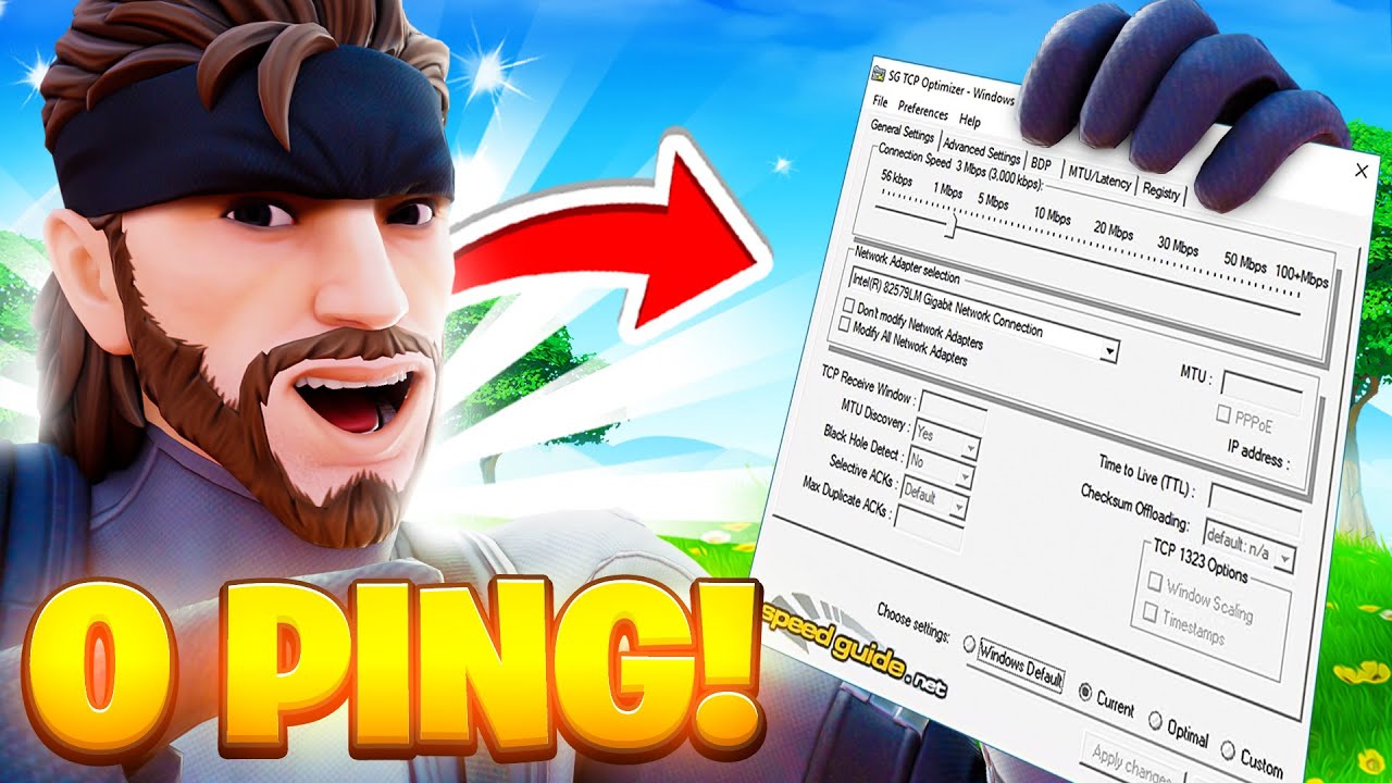 How To Get 0 PING In Fortnite Chapter 5 With TCP Optimizer! 📶