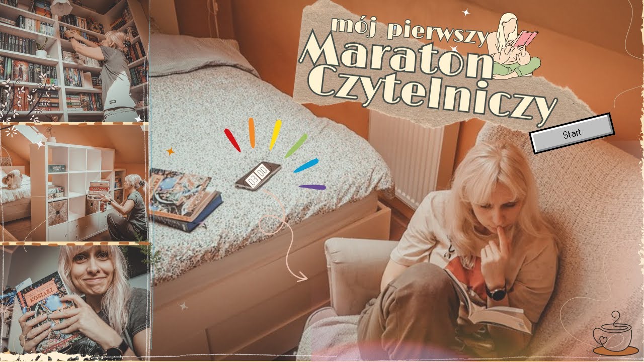 MARATON CZYTELNICZY 😜📸(mój pierwszy) 😍📖 czy dam radę czytać 24 h✨
