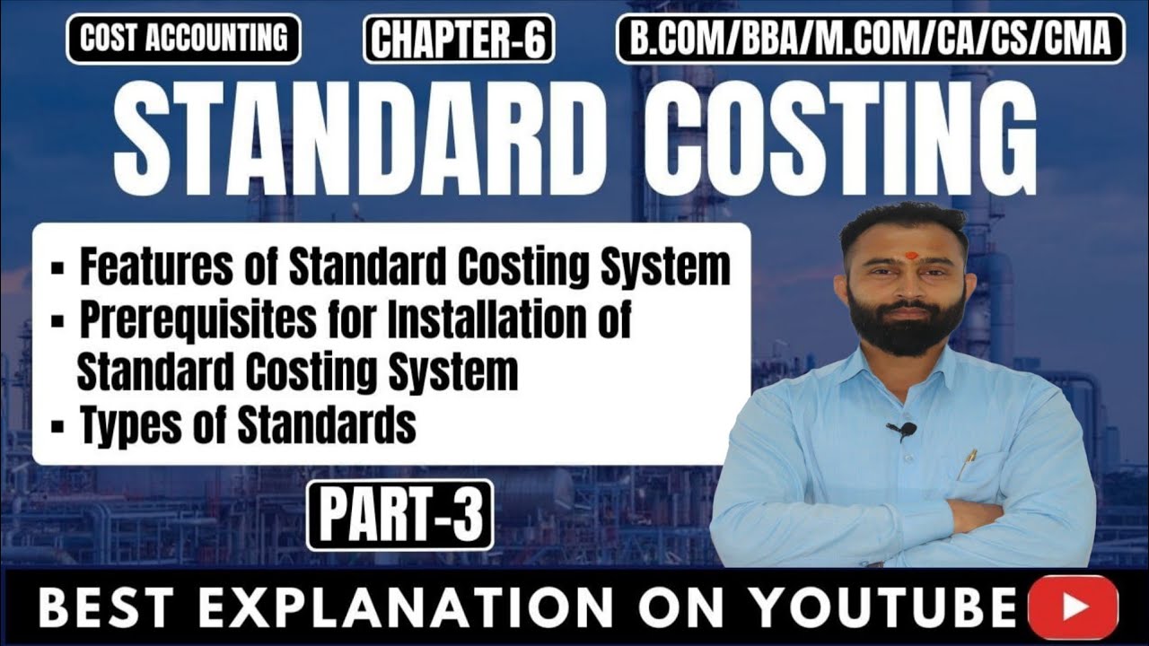Standard Costing | Features |  Prerequisites of Installation of Standard Costing |Types | Part-3 