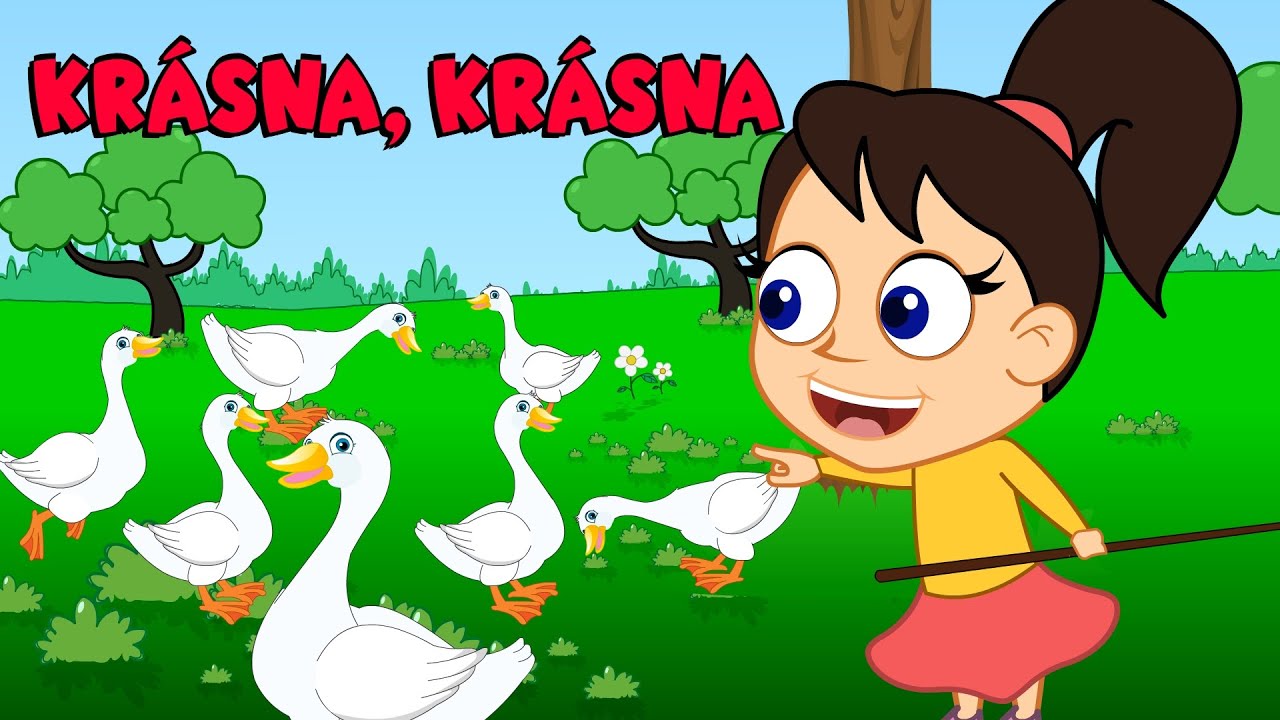 Kr&aacute;sna, kr&aacute;sna kde si h&uacute;sky p&aacute;sla +7 pesničiek | Zbierka | Slovensk&eacute; detsk&eacute; pesničky |