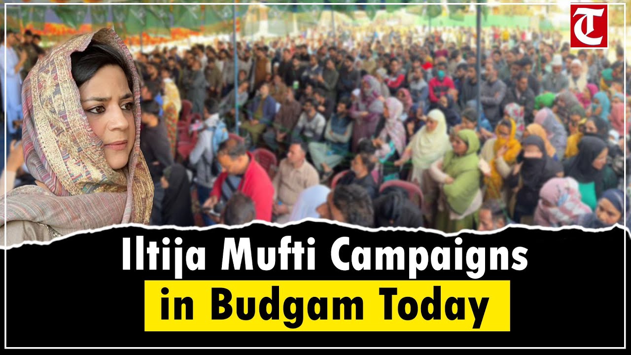 PDP Leaders Iltija Mufti & Aga Syed Muntazir Campaign in Budgam, Criticize NC Rule