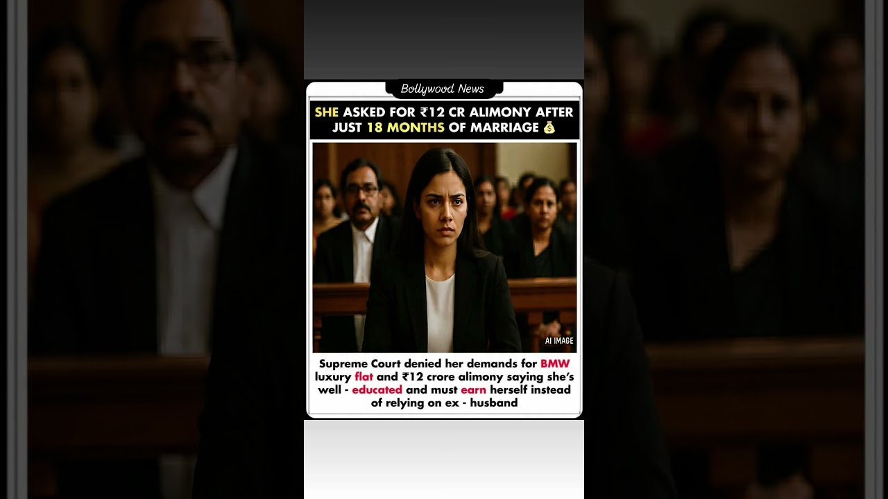 High Demands, Higher Reality 💼#SupremeCourtVerdict #AlimonyCase #MarriageMatters #BMWFlat