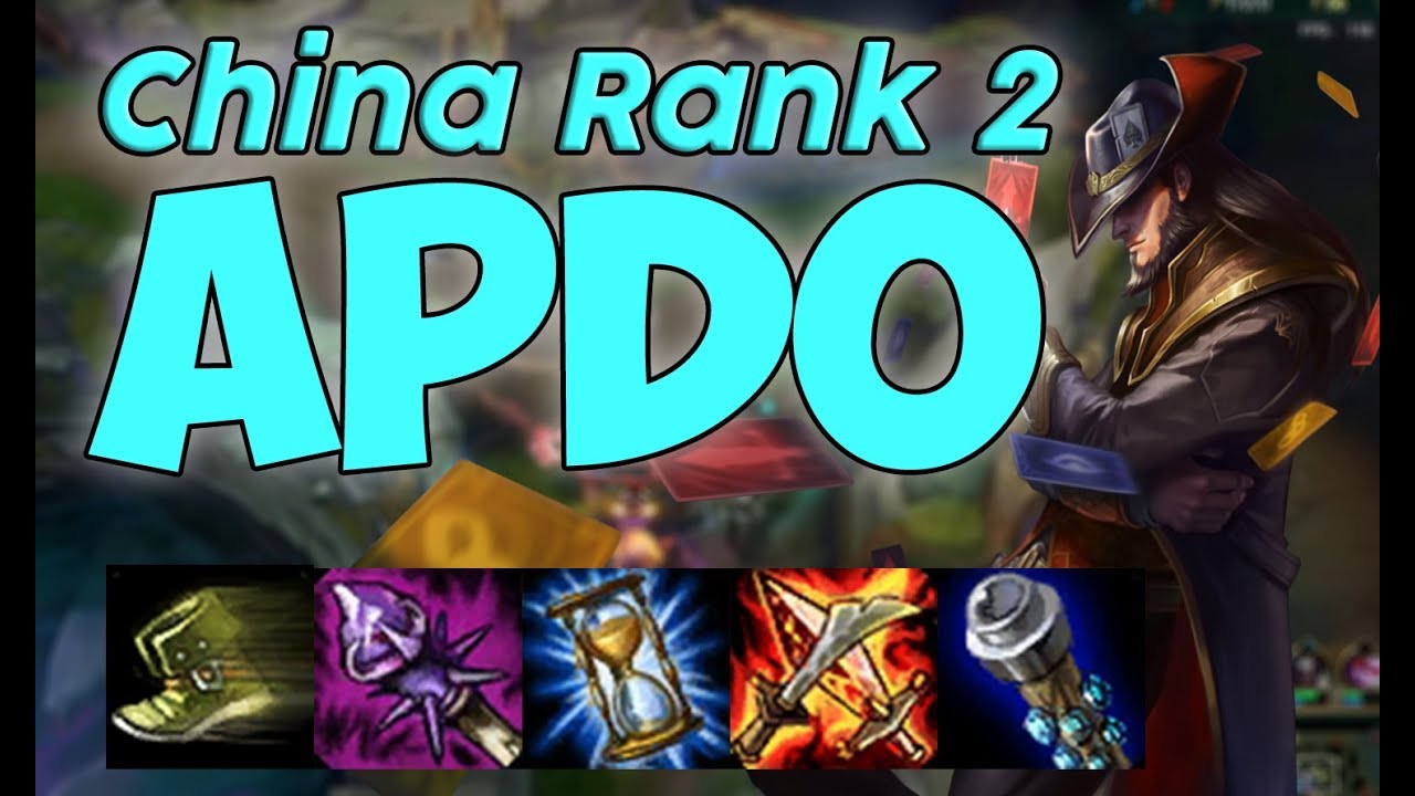 This is why APDO is the Worlds best Twisted Fate | Rank 2 China