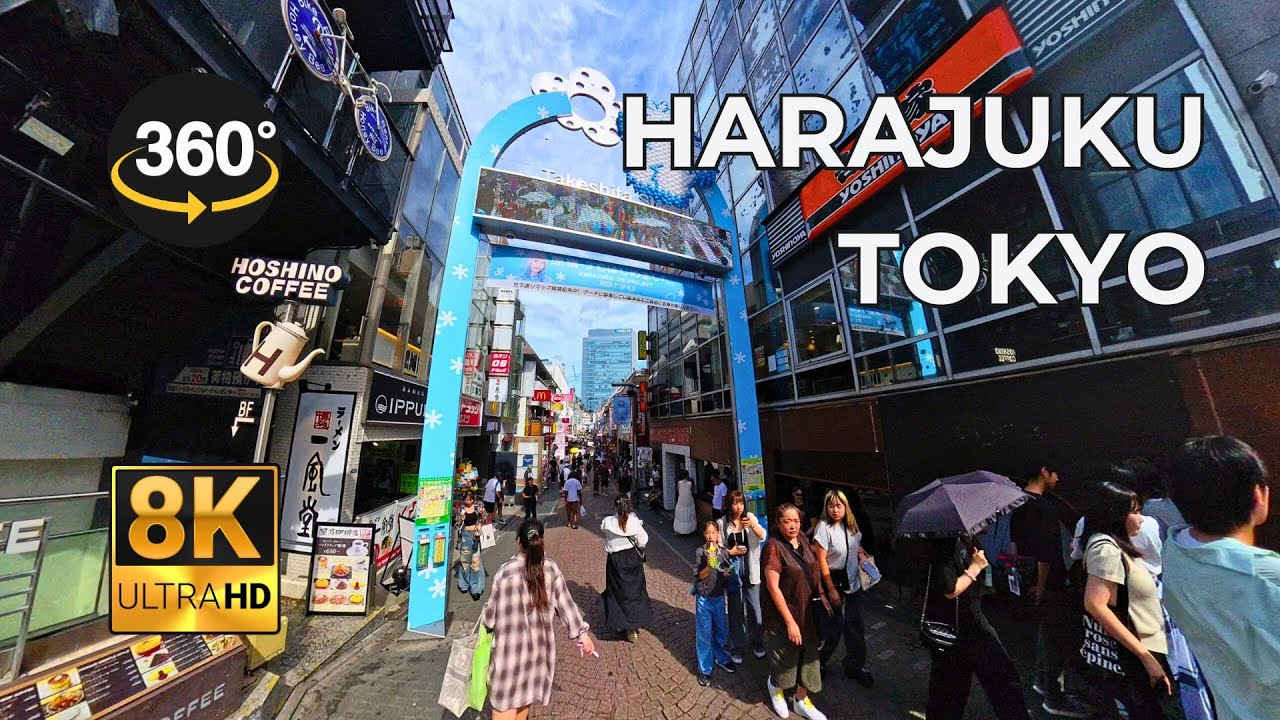 Harajuku, Tokyo, Japan  | 360º 8K