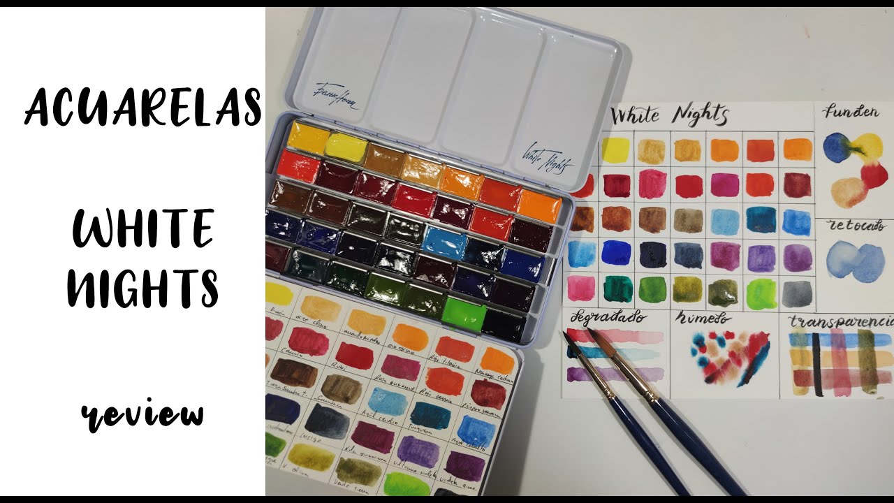REVIEW ACUARELAS WHITE NIGHTS