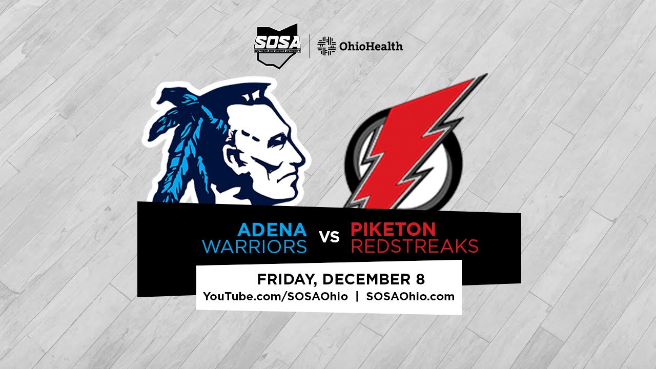 LIVE GIRLS BASKETBALL - Adena Warriors at Piketon Redstreaks