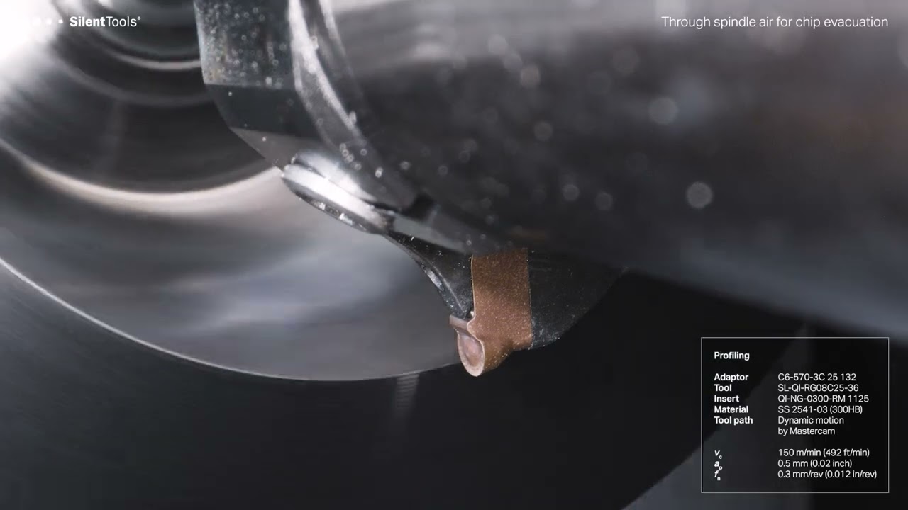 【Sandvik Coromant】CoroCut QI 針對內圓切槽和端面切槽而優化