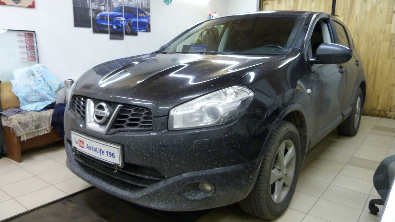 Nissan Qashqai 2010. Ошибка SRS. Замена магнитолы.