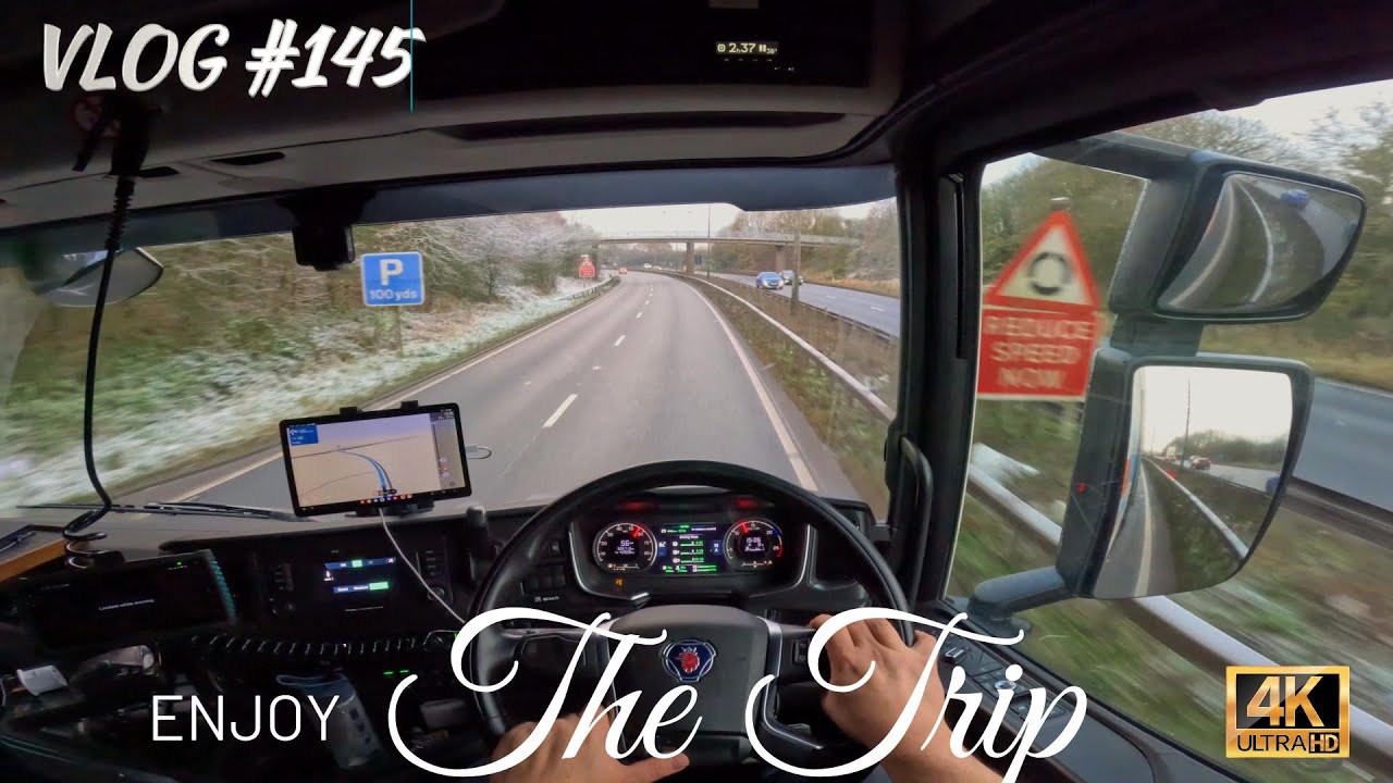 TRUCK DRIVER UK #145 ASMR DRIVE SCANIA R 460