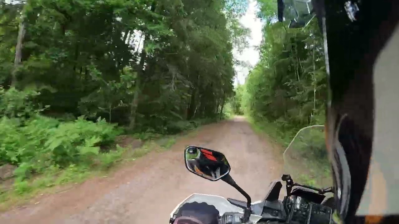 Local offroad ride with Honda Africa Twin in Lithuania