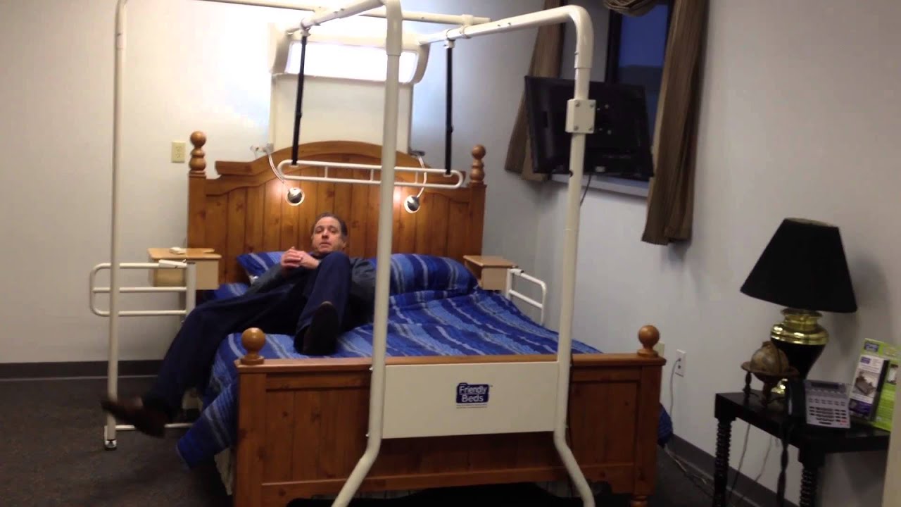 Bed Transfers/Trapeze For Elderly/Disabled-Rehab Therapist Version- Friendly Beds
