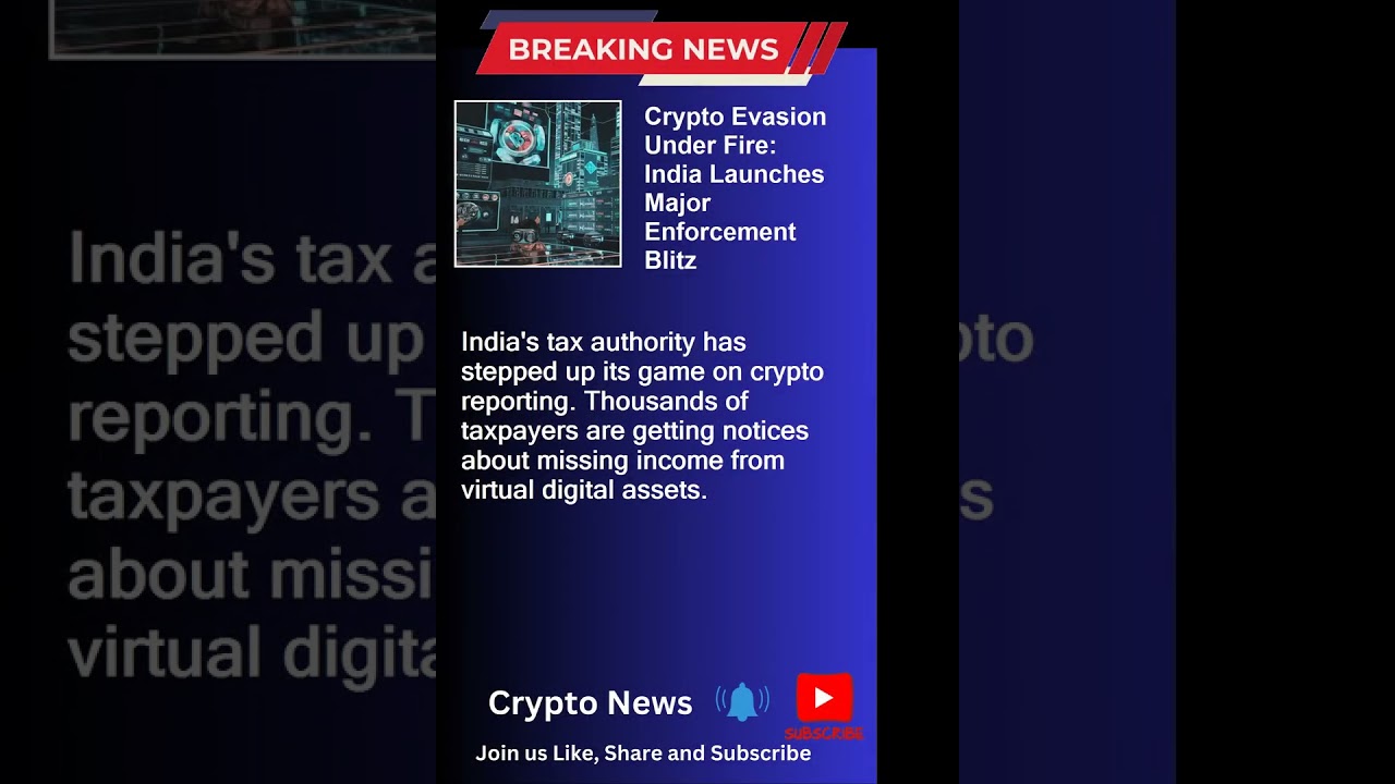 🚨 Crypto Crackdown in India: Govt Targets Tax Evaders | Major Crypto Enforcement Blitz 2025