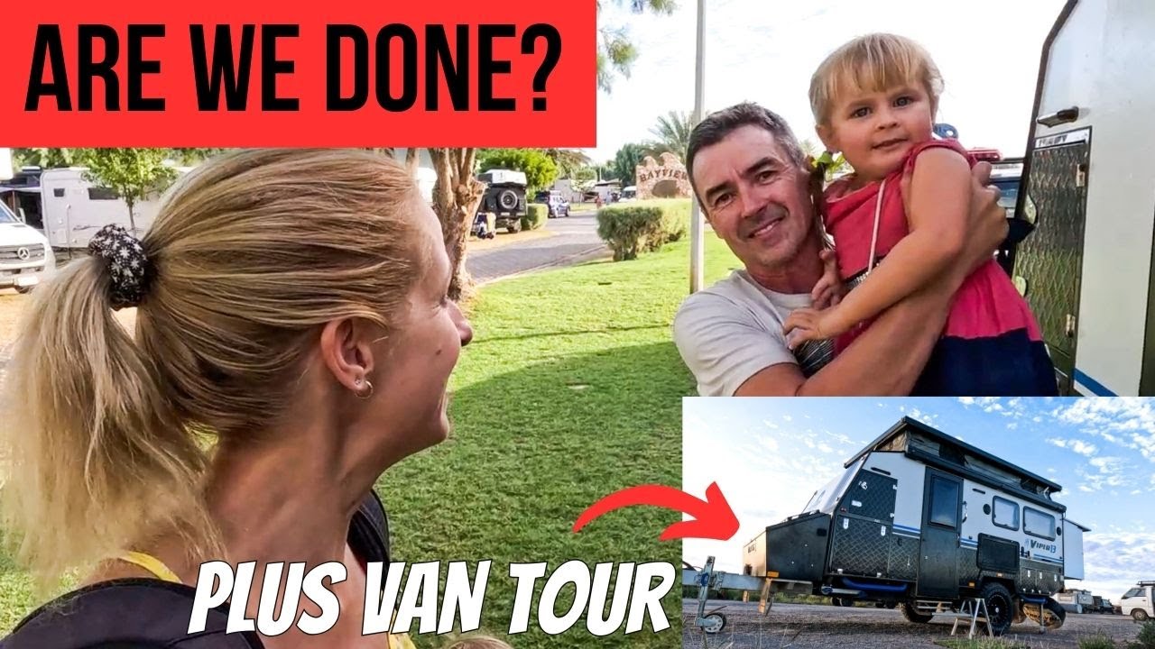 RAW, HONEST DAY IN THE LIFE FULL TIME CARAVAN TRAVEL | what you don't get shown + CARAVAN TOUR!