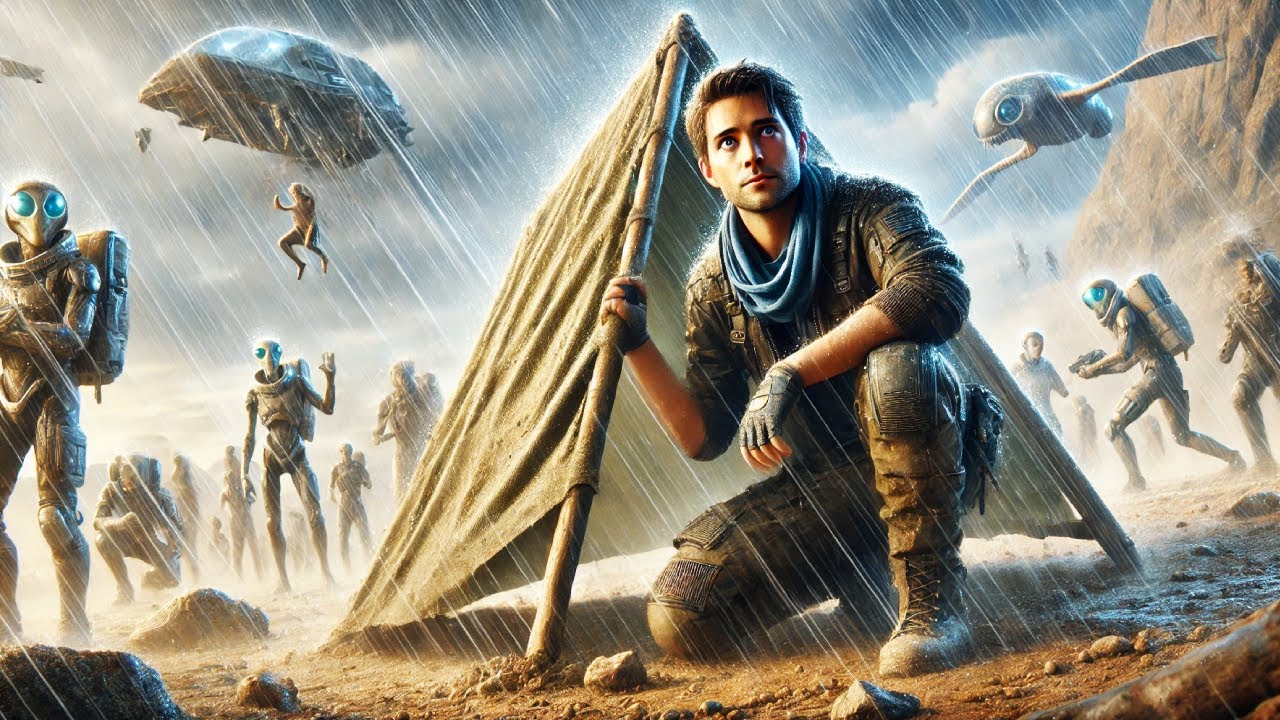 Alien Professor Challenges Students to Build Shelter in 1 Hour, But a Human Finishes in 10 Minutes