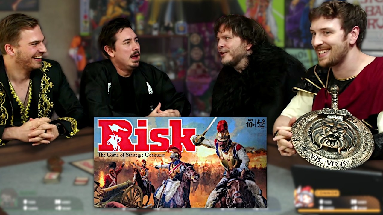 Taking Over The World In RISK With Chris Broad, Pete & Ohara!
