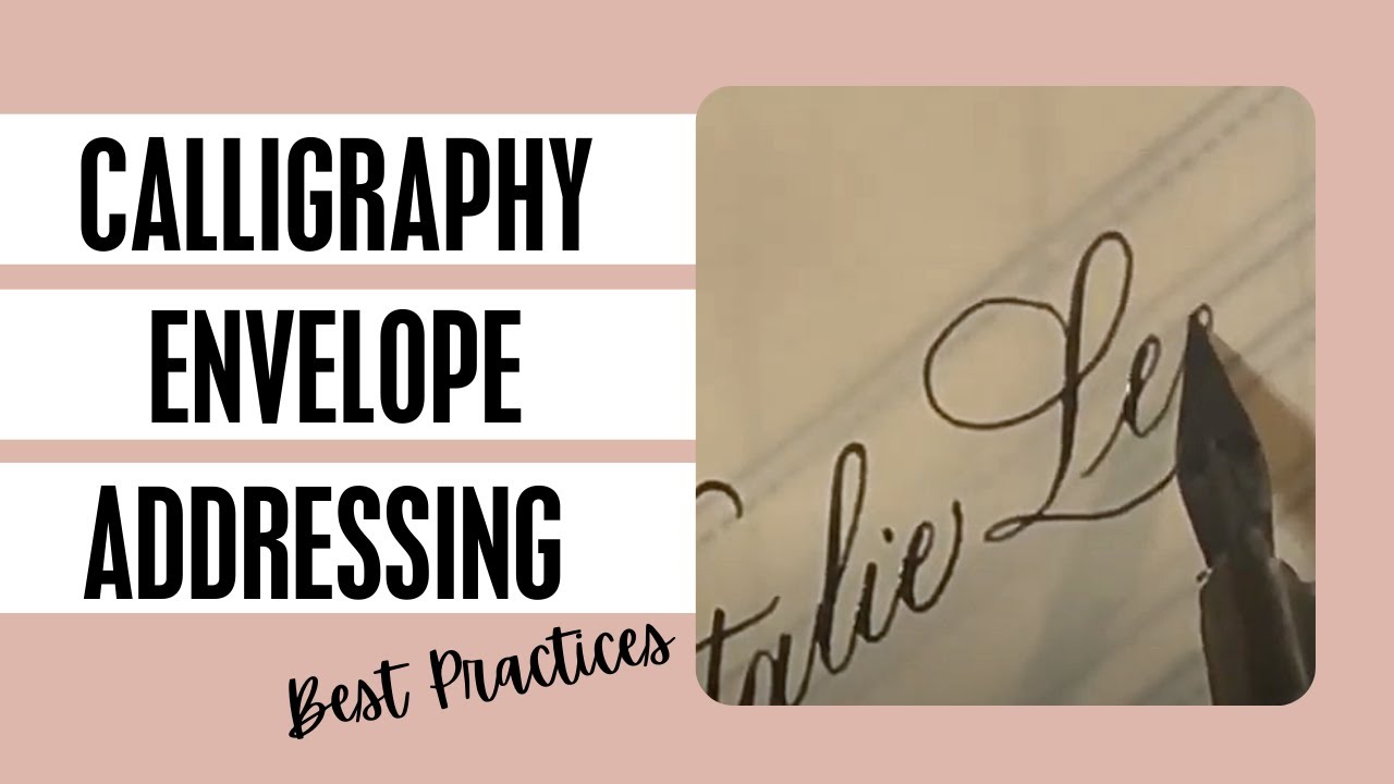 Calligraphy Envelope Addressing