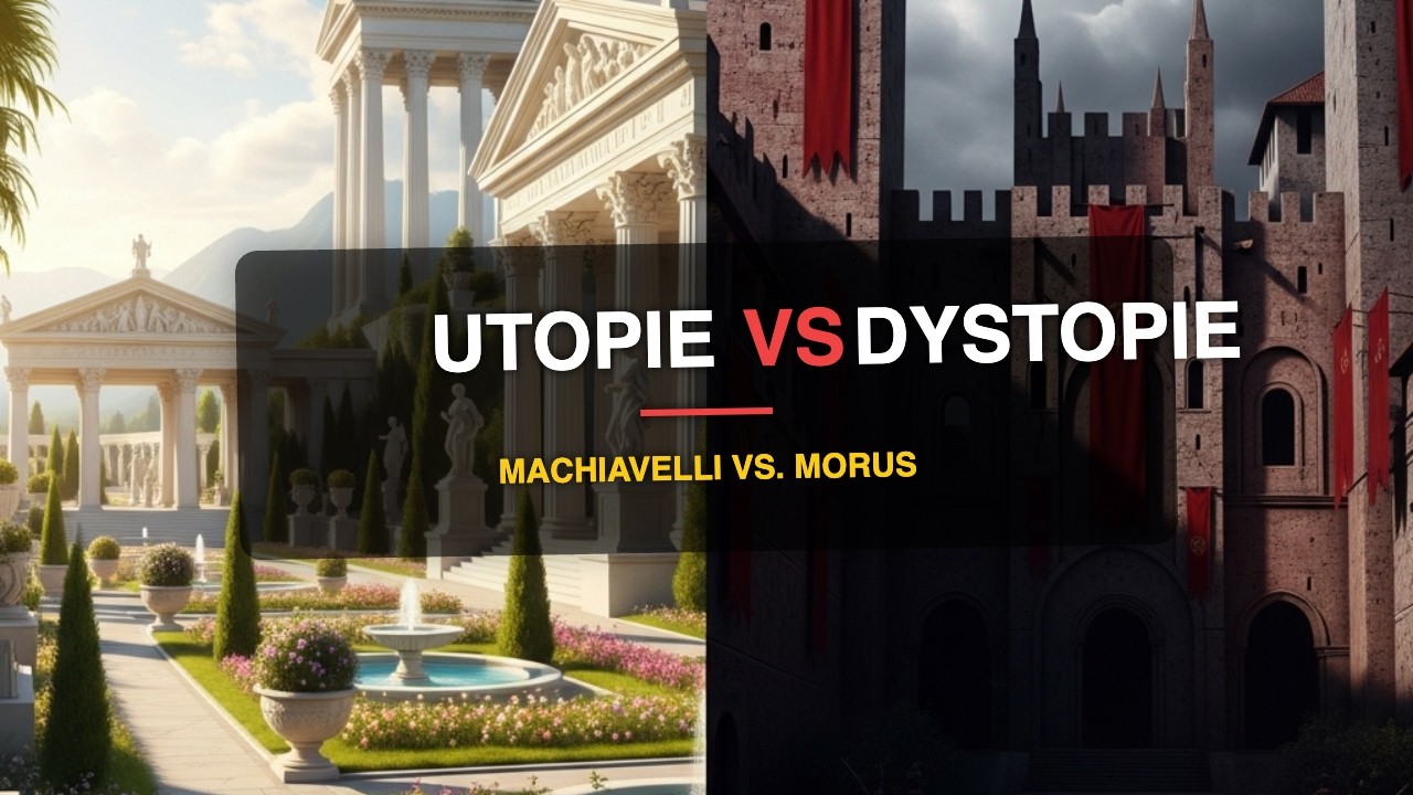Utopie vs Dystopie | wie unterscheiden sich Morus und Machiavelli? | Geschichte & Politik