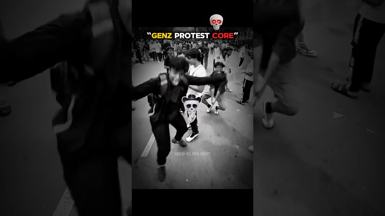 &ldquo;FUNNY GENZ PROTEST CORE&rdquo;🥶#shorts #protest