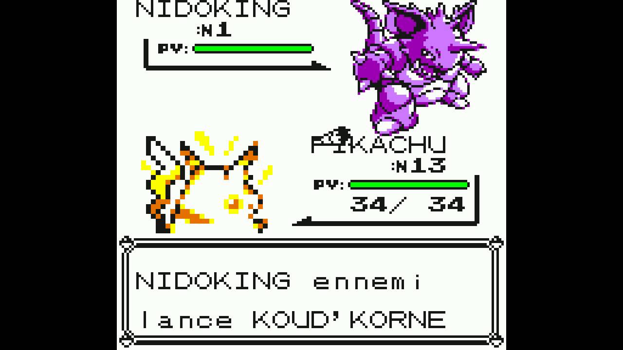 Pokémon Jaune - Bug Pokémon niveau 100