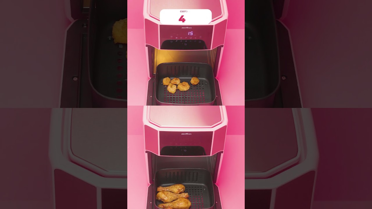 Fritadeira Air Fryer Oven Brit&acirc;nia BFR2150RS | #PinkLovers #shorts