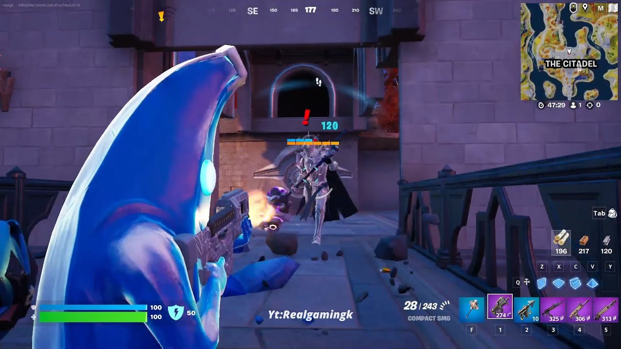 GENO VS Submachine Gun (Compact SMG) Fortnite