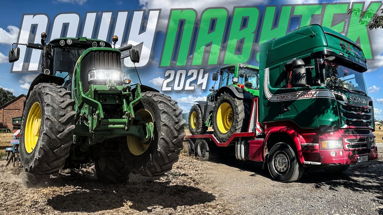✩ 🇵🇱 NOWY NABYTEK 2024! ✩ JELEŃ NA DWA KOŁA! ✩ JOHNDEERE 7430 PREMIUM ✩ GR MICHALIK! ✩