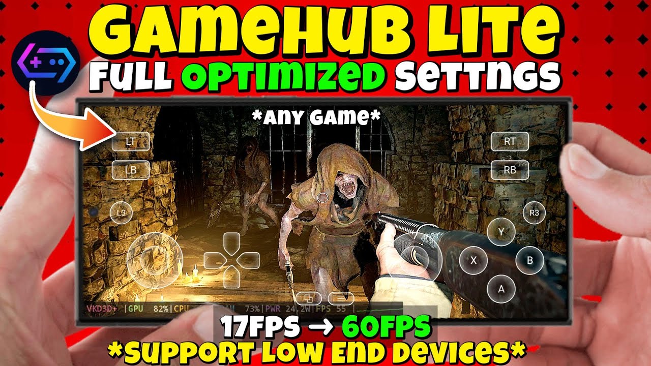 GameHub Lite 5.3.3 RCv2 | Full Optimization Settings | Full Setup & Smooth Gameplay Tutorial !