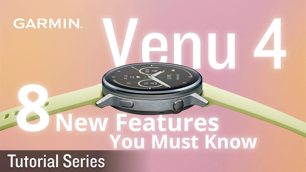 Tutorial - Venu 4 Full Feature Breakdown | 8 New Features You Must Know