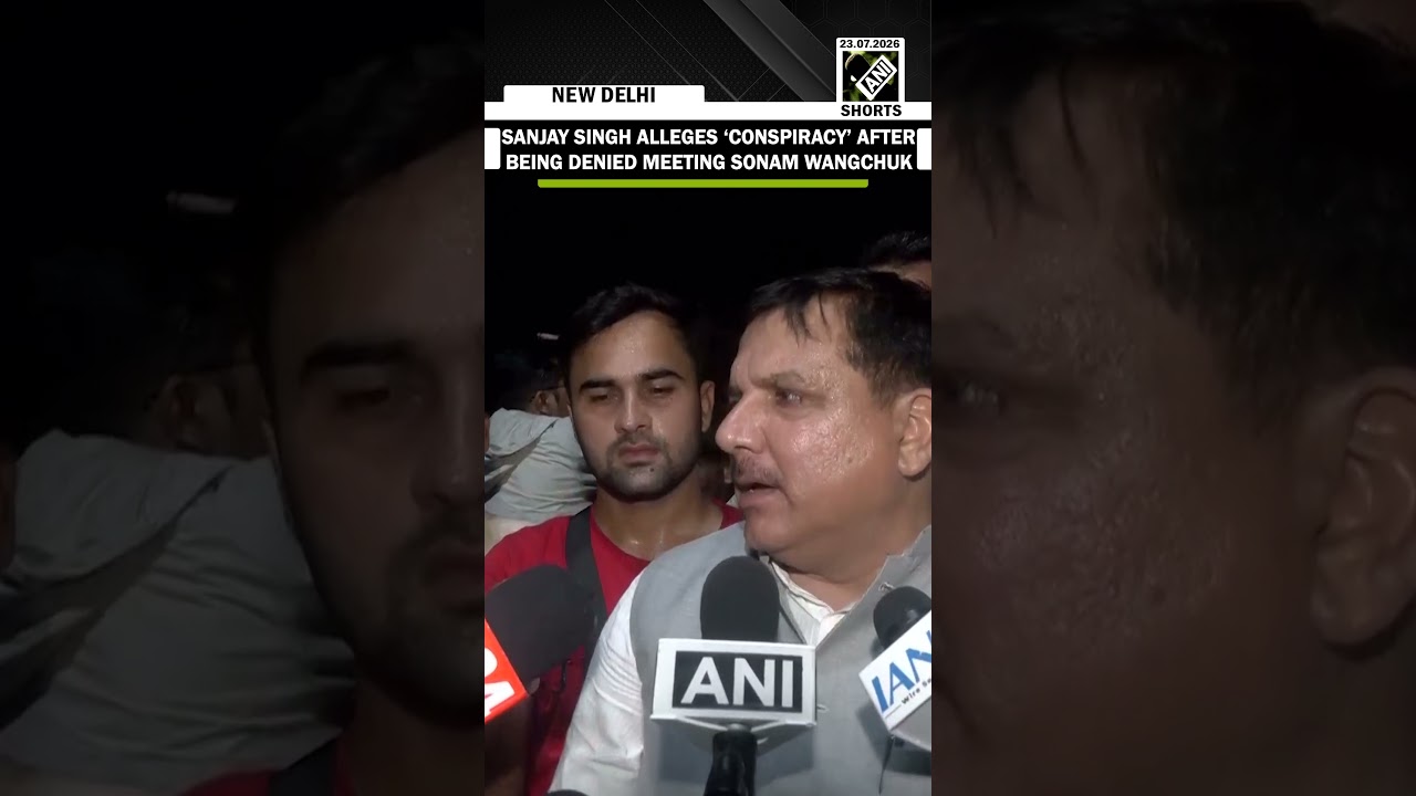AAP MP Sanjay Singh alleges conspiracy after Opposition MPs denied meeting Sonam Wangchuk