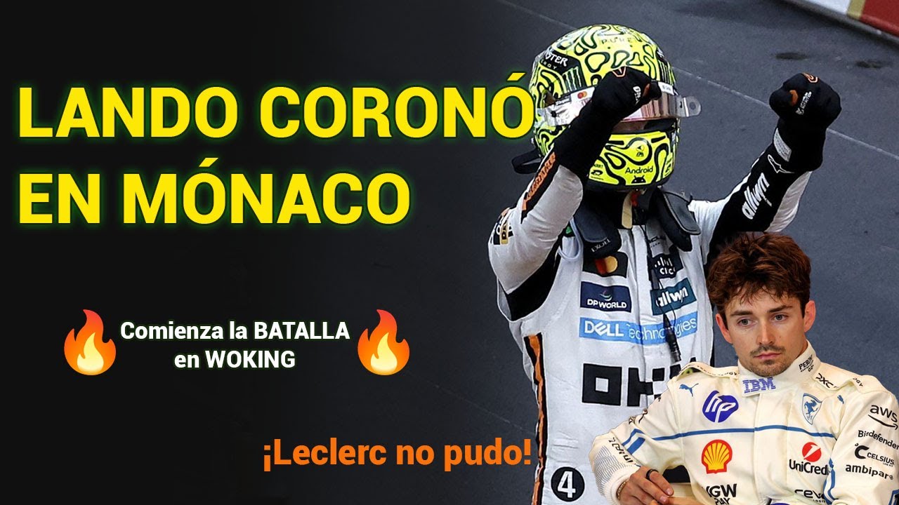 NORRIS gana Mónaco y deja sin gloria a Leclerc | Alonso otro DNF