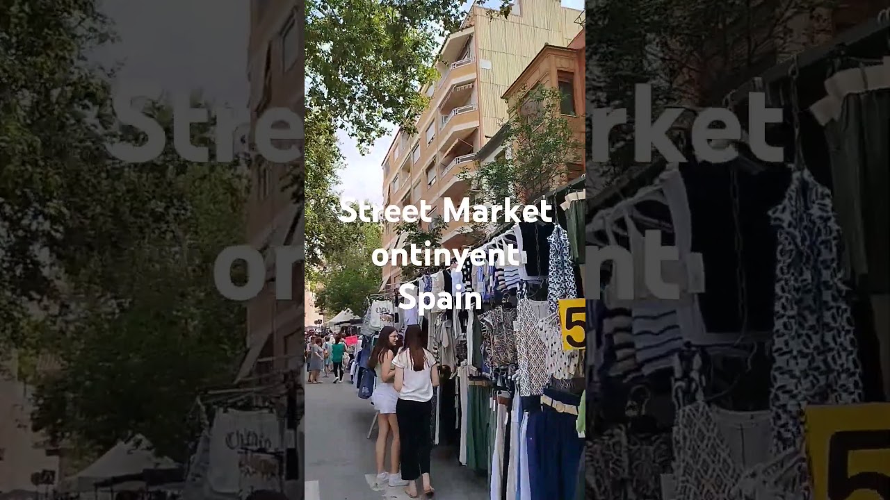 Street Market in Ontinyent Spain #spaintourism #valencia #visitvalencia #ontinyent #visitspain