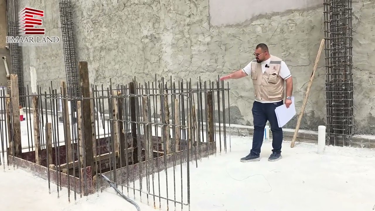 الاعمدة في الابنية التجارية 