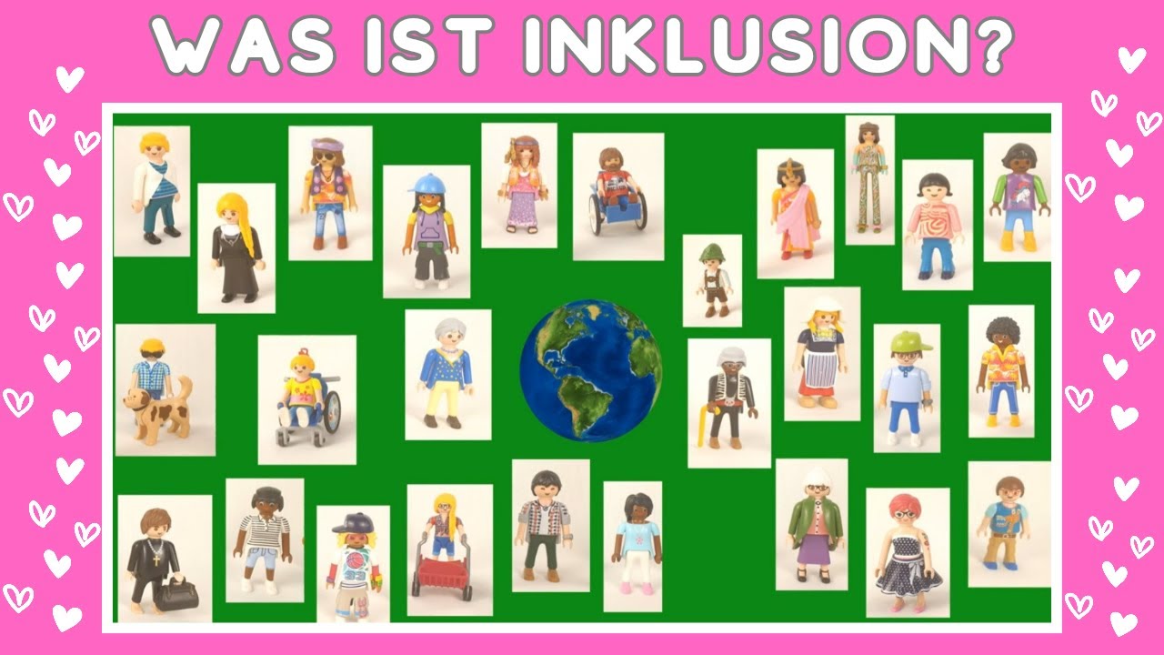 Was ist INKLUSION? Erklärvideo für Kinder mit Playmobilmenschen