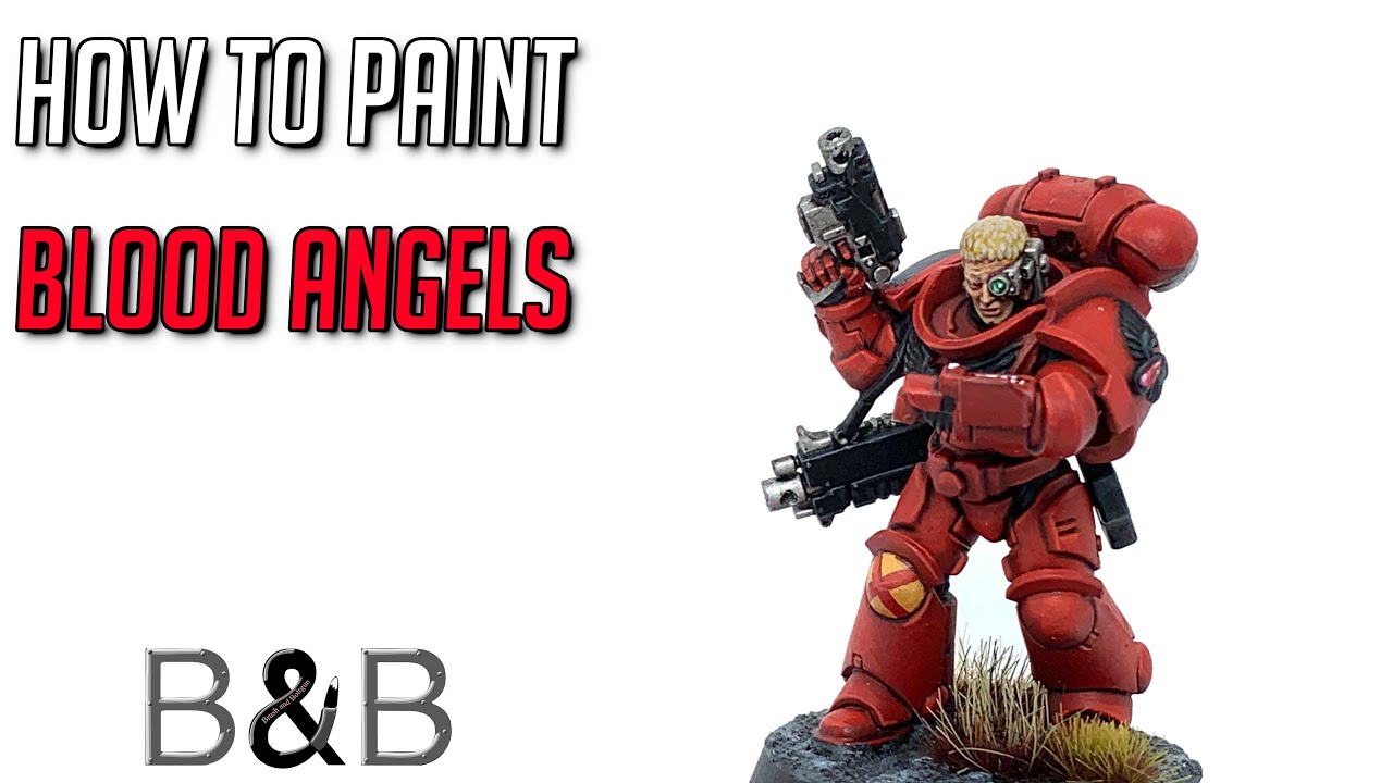 How to paint Blood Angels