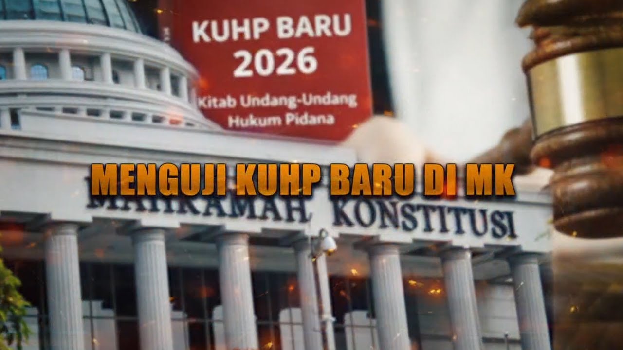 Menguji KUHP Baru di Mahkamah Konstitusi | AKIP tvOne